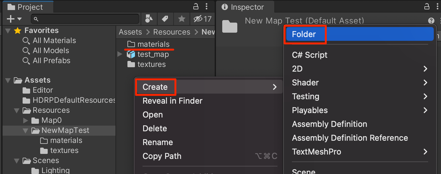 sdk_create_mat_folder